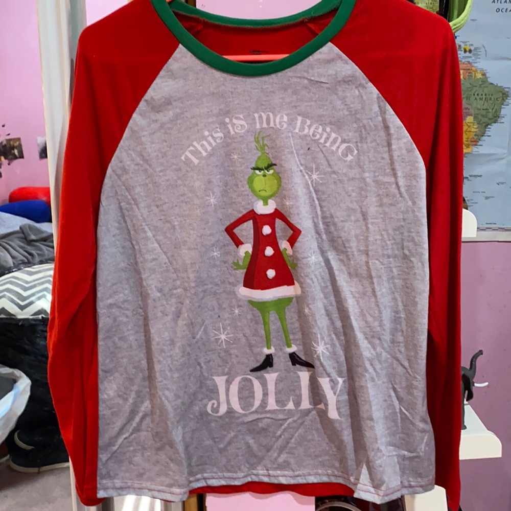 Long sleeve Christmas pajama t shirt